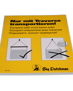 Aufkleber Traverse Wärmetauscher Earny DINA4